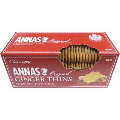Anna's Swedish Cookies Ginger Thins 12x150g