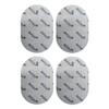 4 Oval TENS Electrode Pads Compatible for Panasonic TENS Machines - Pads for TENS EMS Devices - Size 70x50mm - axion Brand Quality view 1