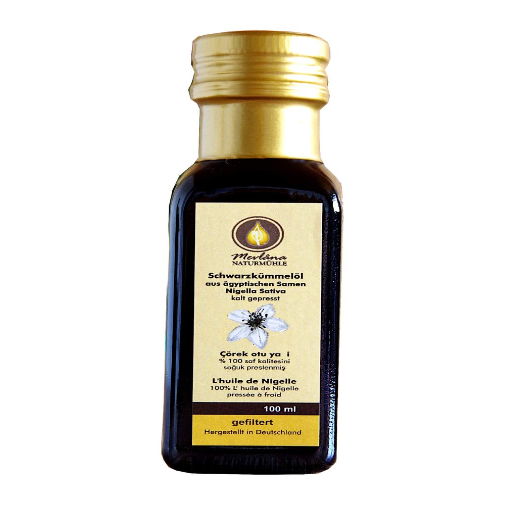 100% Natural Pure Egyptian Black Cumin Oil 100ml Mevlna Filtered