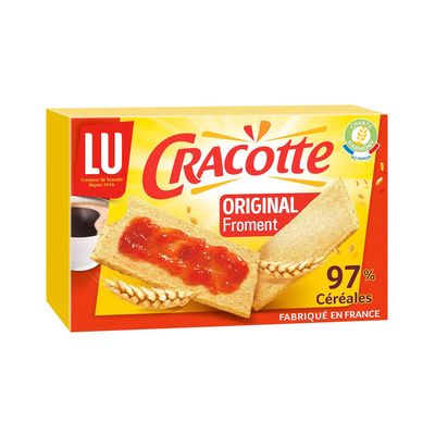 3 Boxes - Lu Cracottes Crisp Wheat Flour Slices Crackers 8.8 Oz, 3Pack