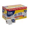 POM Bath Tissue, 2 Ply/473 Sheets (45 Rolls) by POM view 2