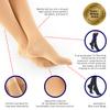 Neo-G Travel Flight Socks for Women and Men - Graduated Compression - For Flying, Mild Varicose Veins, Long Haul Flights, Improving Circulation, Tired, Aching Legs - Class 1 Medical Device - Beige - M view 2