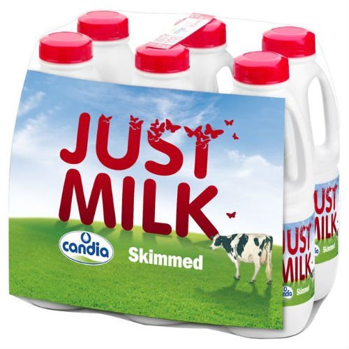 Just Milk Skimmed 6 x 1L (Case of 2)
