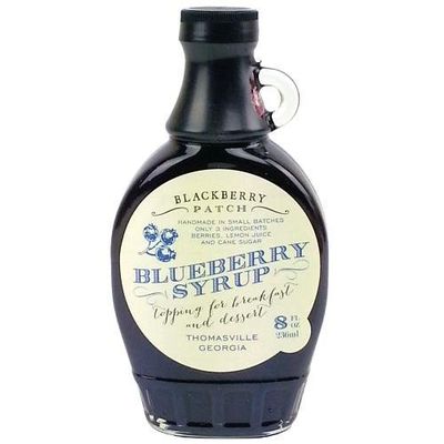Blueberry Syrup 3 Ingredients - Blackberry Patch 8oz Bottle - Oprah's Favorite Things 2014, Small Batch & Handmade in Georgia, Perfect for Pancakes, Waffles and French Toast, Great