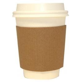 Go-Pak Kraft Coffee Clutch 8oz (23cl) - 1x1000