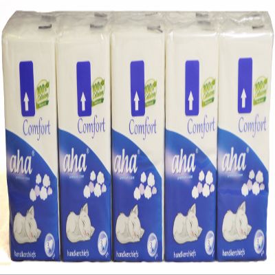 20 Pack - Paper Pocket Fabric - Soft 3 Layer Handbag Wipes