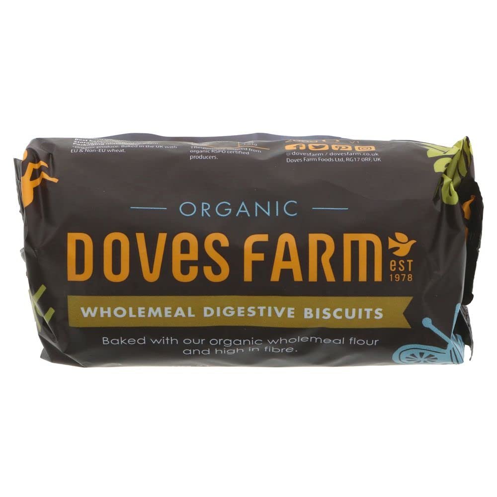 (2 Pack) - Doves Farm - Organic Digestive Biscuits DF-DIG200 | 200g | 2 PACK BUNDLE