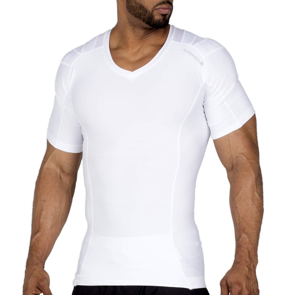 AlignMed Posture Shirt 2.0 - Pullover - Mens Color: White Size S