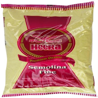 Heera Semolina Fine 1.5 kg (Pack of 6)