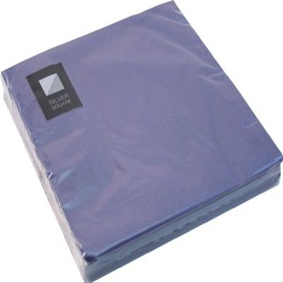 120 Luxury 3 PLY Dark Blue Paper Napkins - 33cm x 33cm Ideal for Weddings, christenings, Parties, bbq's etc