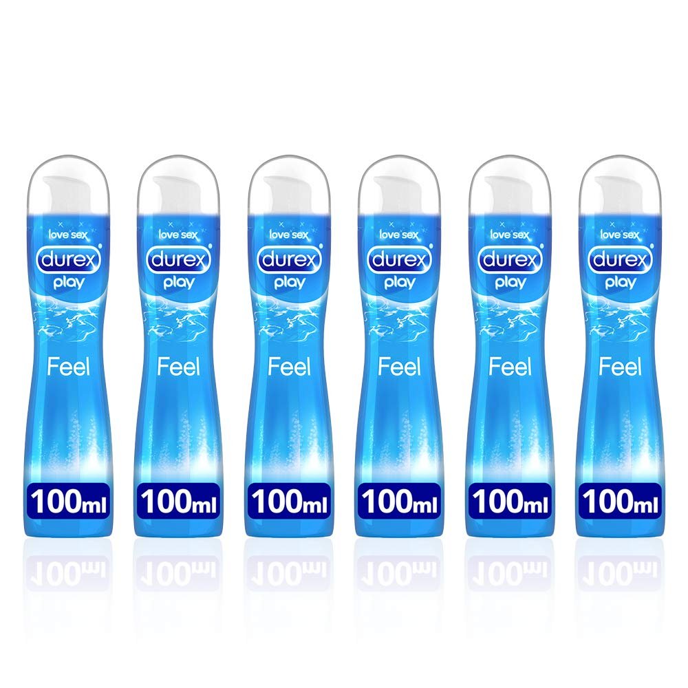 Durex Play Lubricant - Feel (6 x 100ml Bottles)
