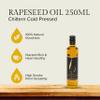 Chiltern Cold Pressed Pure and Natural Extra Virgin Rapeseed Oil 250 ml view 2