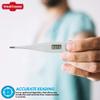 Digital Thermometer Medical LCD Audible Alarm Baby Adult Oral Ear Body Arm Fever view 3