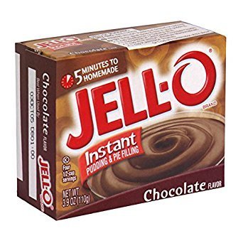 Jell-o Jello Instant Chocolate Pudding 3.9oz 110g Jello (2 Packs)