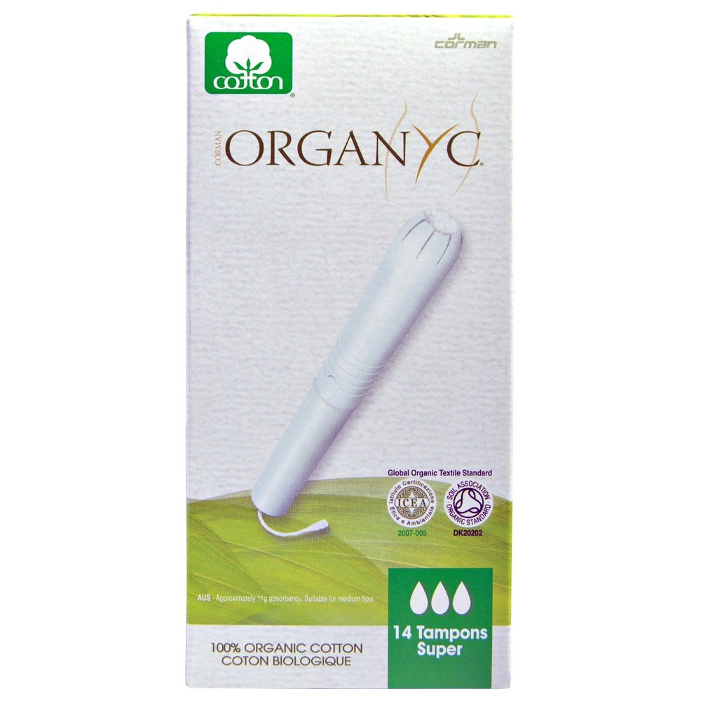 14 Super Organic Tampons Absorber Organyc Tampons