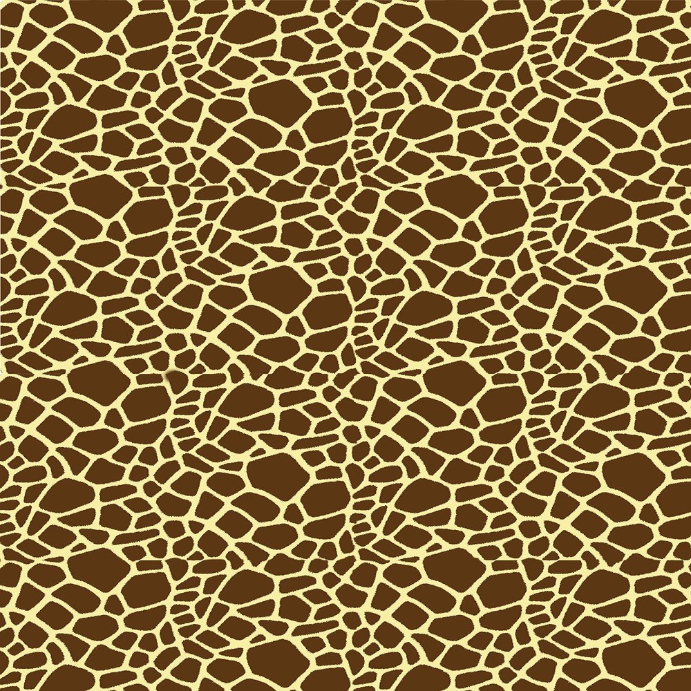 1 x A4 Printed Sheet of Giraffe Animal Print Edible Wafer Paper Cake Topper Decorated Sheet - Perfect for Decorating Larger Cakes