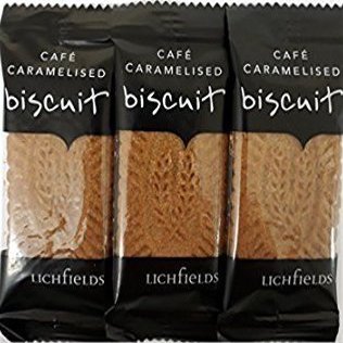 250 Lichfields Caramelised Biscuits Individually Wrapped