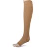 1 Pair of Women's Open Toe Zippered Compression Socks Stockings (M, Nude) view 2