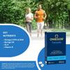 OMEGOR TwinEFA - Omega 3 6 9 Capsules High Strength - Omega3 1890mg EPA/DHA with Fish Oil and Borage Oil - No Aftertaste (60 Orange Flavoured Capsules) view 4