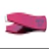 Pince piler "Nogent" couleur rouge, 9,5 cm inox, mors biais view 1