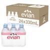 Evian Natural Spring Water, 330mL Bottles, 24 Pack view 1