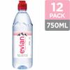 EVIAN Evian Natural Mineral Water Sports Cap 75cl (PACK OF 12) view 2