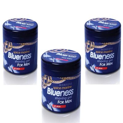 Blueness Shaving Gel 3 x 500 ml