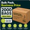 bag it Plastics 400 Plastic Carrier Bags Vest Style with Handles 11x17x21 view 3