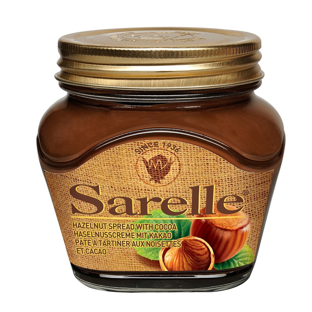 Sarelle All Natural Hazelnut Spread with Cocoa 350g.