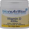 Bio Nutrition Vitamin D 10g (400iu) : Vitamin Well-Being Supplement : 90 vegi-tabs view 1