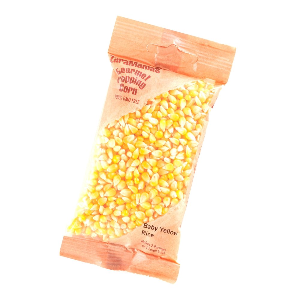 Baby Yellow Rice - ZaraMamas Popcorn Gourmet Popping Corn 90g Bag