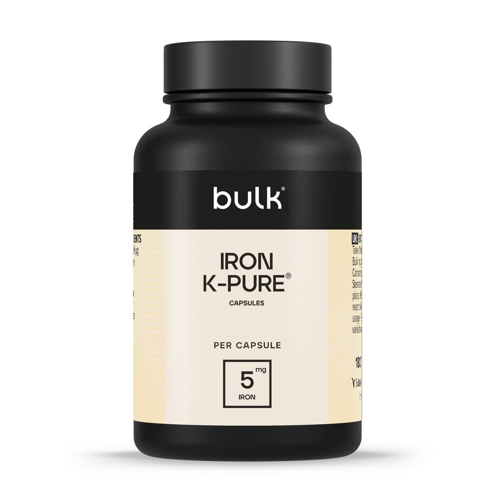 Bulk Iron Ferrous Bisglycinate Capsules, 20 mg, Pack of 90, 90 Servings, Packaging May Vary