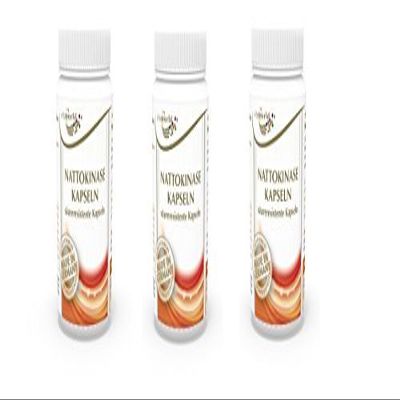 Vita World 3 Pack Nattokinase 100mg 2000 F.U. 3 x 90 Capsules Made in Germany