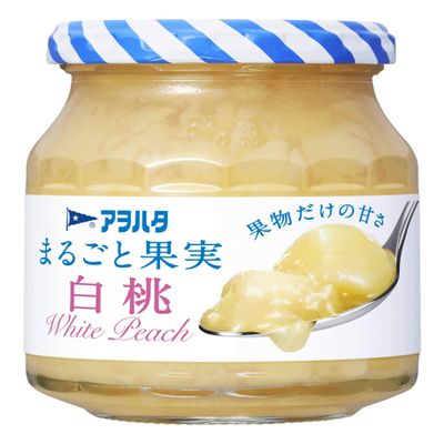 Aohata whole one fruit white peach 250g