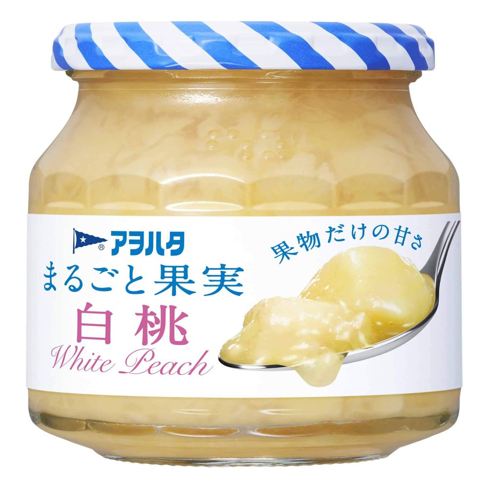 Aohata whole one fruit white peach 250g