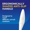 Scholl Hard Skin Dual Action Foot File - Hard Skin Removal and Rough Skin Smoothing for Soft Feet, Double-Sided with Coarse and Fine Sides, Extendable Soft Grip Handle, Washable & Reusable, 1 Unit view 3