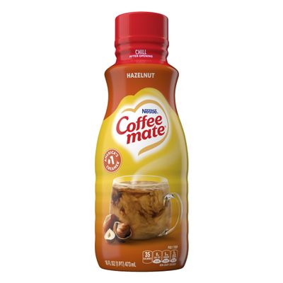 Nestle Coffee mate Hazelnut Liquid Coffee Creamer, 16 FL OZ