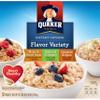 Quaker Instant Oatmeal Flavor Variety 52 Individual Sachet Box 2.10kg view 3