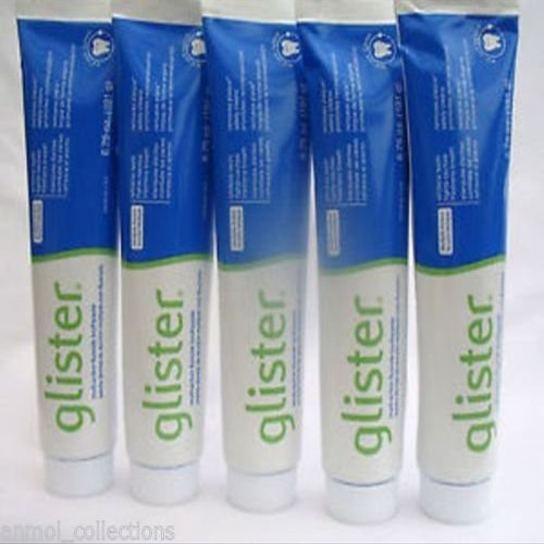 6 Peice Amway GLISTER Multi-Action Flouride Toothpaste 100 Gram Each Total 600 Gram Whiten Teeth, Remove Stains