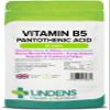 Lindens - Vitamin B5 Pantothenic Acid 500mg, 90 Tablets - UK Made | 1-A-Day | Contributes to Mental Performance, Metabolism & Reduction of Tiredness | 7666% NRV Dose - Letterbox Friendly, Vegan view 1