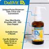 Dalivit Daily Vitamin D3 for Babies, Toddlers & Children Over 1 Month  Support The Growth of Bones, Joints, Teeth, Muscles & Immune System  Liquid Form Unflavoured (28ml) view 3