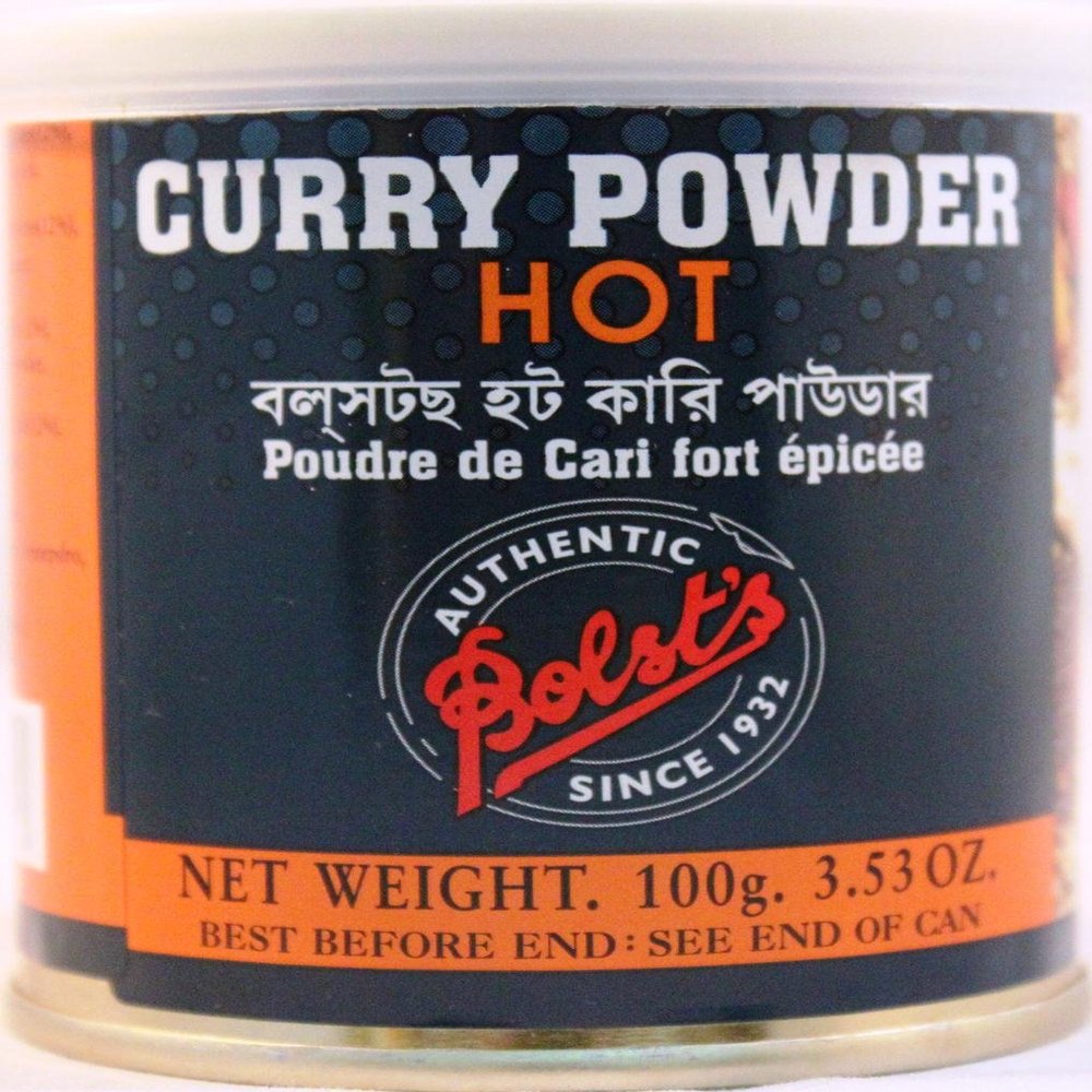 Bolst's Curry Powder Hot 100g (Box of 12)