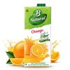B Natural Orange Juice, Goodness of fiber, Enriched with Vitamin C & E, Made with 100% Indian Fruit and 0% Concentrate, 1 litre