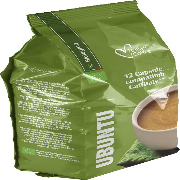 Italian Coffee : Caffitlay/Verismo compatible - Ubuntu (Organic)