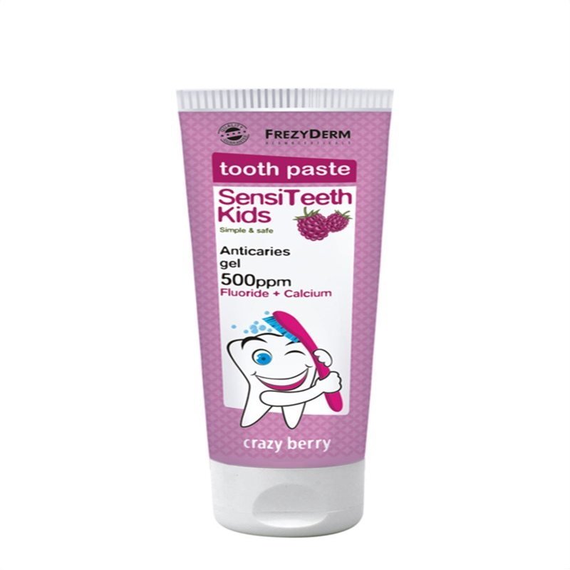 FREZYDERM SENSITEETH Kids Toothpaste 500ppm PN: B00TIOOA28