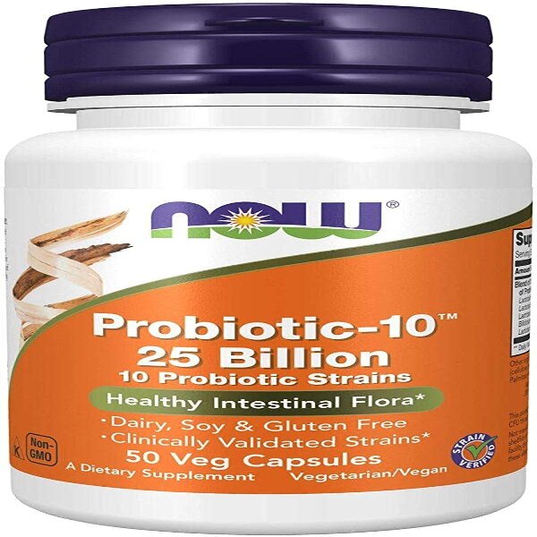 NOW Foods Probiotic-10, 25 Billion - 50 vcaps