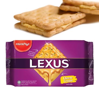 Munchy's Lexus Cheese Cream Sandwich Cracker 190g