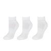 CTM Men's Cotton Arch Support Ankle Sock (Pack of 3), White view 2