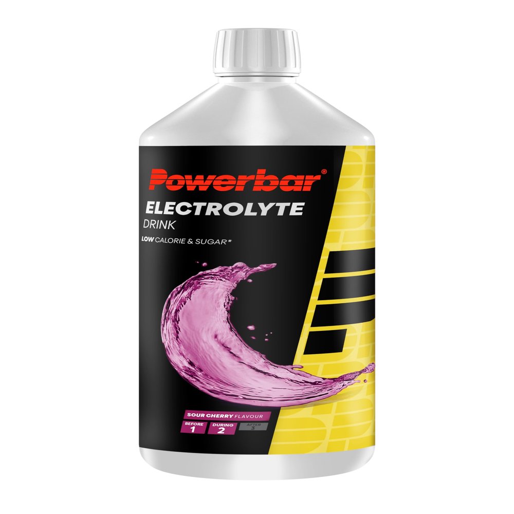 Powerbar - Elektrolyte Drink - Sour Cherry - 1000ml - Isotonic sports drink - 5 electrolytes