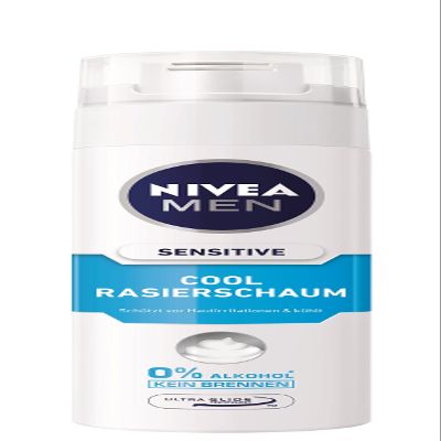 Nivea Men, 4er Pack Cooling Shaving Foam for Men, 4 x 200 ML